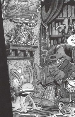 Сэм И Макс Пёсатель AU (Sam & Max Pulp Fiction Sam AU)