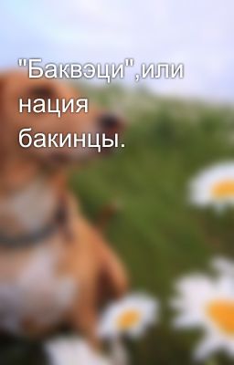 "Баквэци",или нация бакинцы.